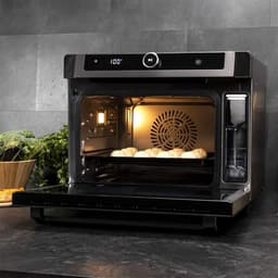 MMP® Stoomoven - Zwart - 60 cm x 56 cm x 52 cm — thumbnail 5
