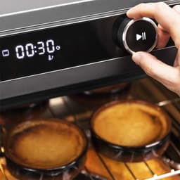 MMP® Stoomoven - Zwart - 60 cm x 56 cm x 52 cm — thumbnail 6