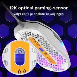 Glorious Gaming Model O Eternal - Bedrade Gaming Muis - 12K DPI - Ultralicht 55 g - Optisch - RGB - Wit — thumbnail 2
