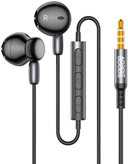 AdroitGoods 3,5mm Jack Oortelefoons met Microfoon & HiFi Stereo Geluid – Oordopjes/Oortjes - Compatibel met 3,5mm audioapparaten — thumbnail 1