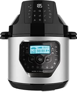 Multifunctionele Airfryer en Keukenmachine met Weegschaal - 6 Liter, Programmeerbaar, 24 Uur, Verstelbare Temperatuur — thumbnail 1