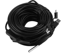 Portable USB Endoscope Inspection Camera with 5.5mm 20m Top LED Light for Smartphone/Tablet/Computer, Black — thumbnail 2