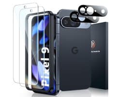 Displaybeschermfolie voor Google Pixel 9 - 4 Lagen Bescherming, Krasbestendig, HD Volledige Dekking, Vingerafdruk-ID Compatibel