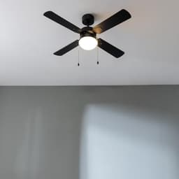 Plafondventilator met Verlichting en 3 Snelheden - 42 Inch, 50W, 4 Omkeerbare Bladen, Zomer/Winter Modus — thumbnail 4