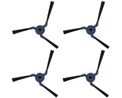 4x Zijborstel geschikt voor Eufy X9 Pro, X10 Pro Omni Robotstofzuiger - borstel set