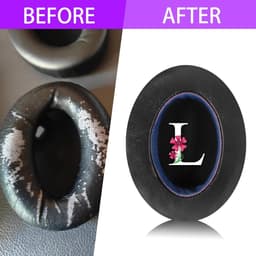 Geschikt voor Sony WH-1000XM4 - Koptelefoon hoofdbalk beschermhoes Vervangbare hoofdband beschermhoes Hoofdbalk hoes beschermhoes - Zwart paars (magisch schapenvel) — thumbnail 3