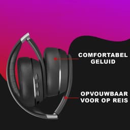 Blow Bluetooth Headset - BT 5.3 - USB-C - 3.5mm Jack - Bluetooth Koptelefoon - BTX700 - Zwart — thumbnail 3