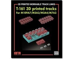 1/35 M109A7/M2A3/M2A4/M7A3 T161 Beweegbare Schoenriemen Set voor Kunststof Modellen