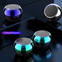 Draagbare Bluetooth Speaker - Stereo Sound - 10 Uur Speeltijd - Stofvast Metalen Ontwerp - 70 Gram - 1.38×1.89 inch - Met koord — thumbnail 5