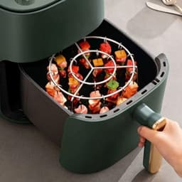 Home & Marker - Airfryer Grillset - 24 Spiesen - Voor 3-8L Airfryers - Antiaanbak RVS - AIRROAST — thumbnail 7