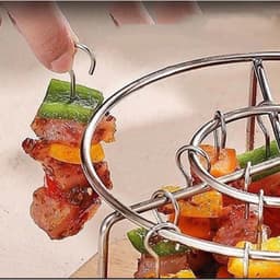 Home & Marker - Airfryer Grillset - 24 Spiesen - Voor 3-8L Airfryers - Antiaanbak RVS - AIRROAST — thumbnail 6