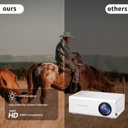 Mini HD‑Projector met Afstandsbediening – Ingebouwde Speakers – Zakmodel — thumbnail 5