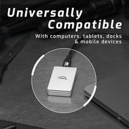 2.0TB Draagbare SSD Schijf - Ultradraagbare USB-C NVMe SSD met Hoge Snelheid — thumbnail 2