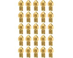 3D printer reserveonderdelen - 3D Printer Nozzles - 25-delige Extruder Nozzles 0,5mm, Geschikt voor diverse 3D printer modellen