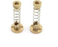 3D printer reserveonderdelen - 3D Printer Nozzles - 2-delige T8 Anti-Backlash Moeren, Veerbelast, Geschikt voor 8mm Acme Schroeven, 3D Printer Accessoires