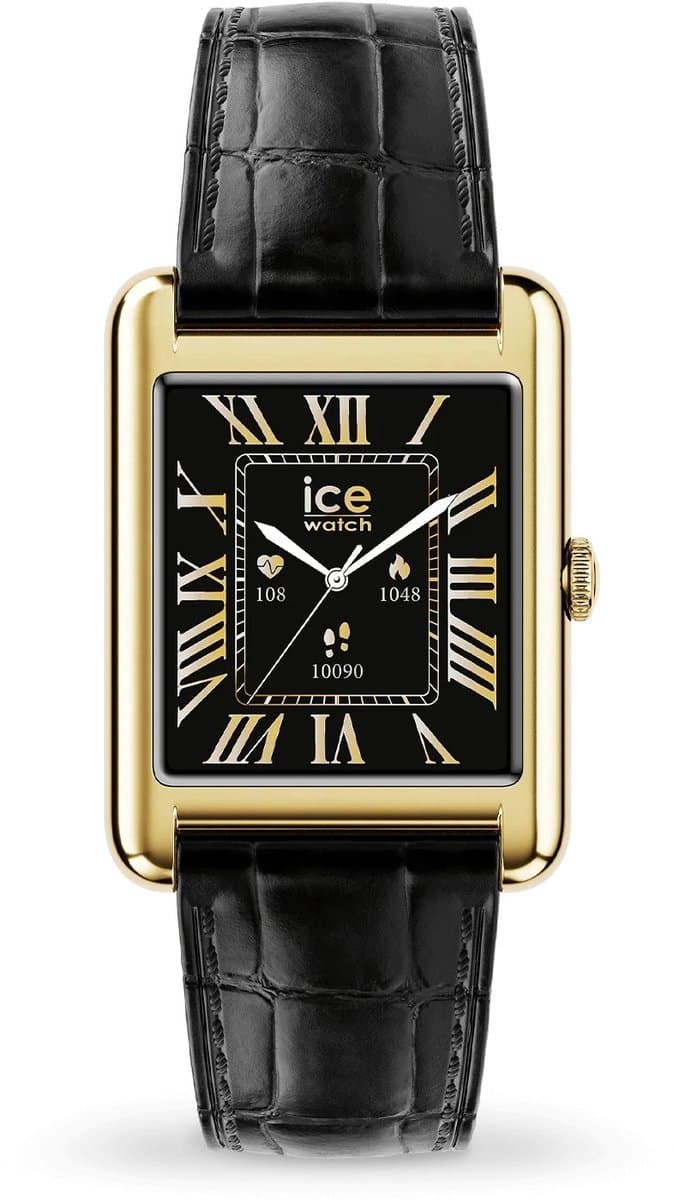 ICE-Watch – Ice Smart – Slimhorloge – 1,41'' AMOLED – Goud Leder — afbeelding 1