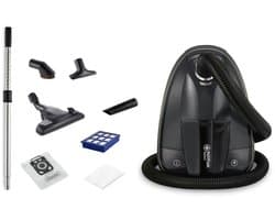 Nilfisk Select Dark Grey – Energiezuinige stofzuiger met zak, HEPA 13-filter, stille werking, modern design en 10 jaar garantie