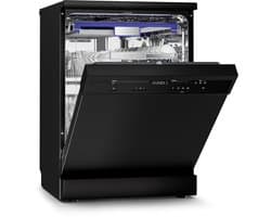 Klarstein Vaatwasser Velaire vrijstaande 60 cm - 14 couverts, 9 programma's, stil 42 dB, energieklasse A, AquaStop, kinderslot, roestvrij staal, vaatwasser - Vaatwasmachine - voor Keuken - Energiezuinig - Dishwasher - Afwasmachine