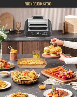 Geschikt voor Ninja Airfryer Liner, Rechthoekige Bakplaat FG551 6-in-1 Bakplaat Airfryer Accessoire Geschikt voor Ninja XL - 100 Vellen — thumbnail 5