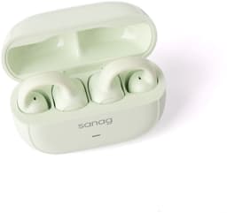 Sanag S3S – Open-Ear Bone Conduction Koptelefoon – Bluetooth 5.3 –Ai headset Sport Oorclip – 56u Lange Batterijduur – Waterdicht – Licht Groen — thumbnail 5