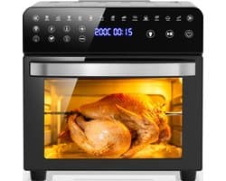 MMP® Heteluchtoven - Oven - Airfryer Oven - Zwart - 20cm x 25cm x 20cm