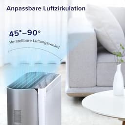 Luchtreiniger voor Allergieën en Grote Ruimtes met Slimme Wifi en Luchtkwaliteitsmonitor — thumbnail 3