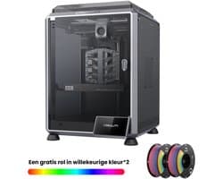Creality 3D-Drucker K1C 3D-printer Geïntegreerde camera + Met twee willekeurige kleuren filament in de set