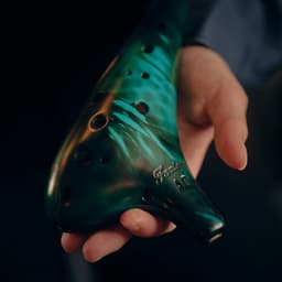 Alt-ocarina 12-gaats - incl. opbergzakje en accessoires - Fazley 11CAC12 - Blue — thumbnail 3