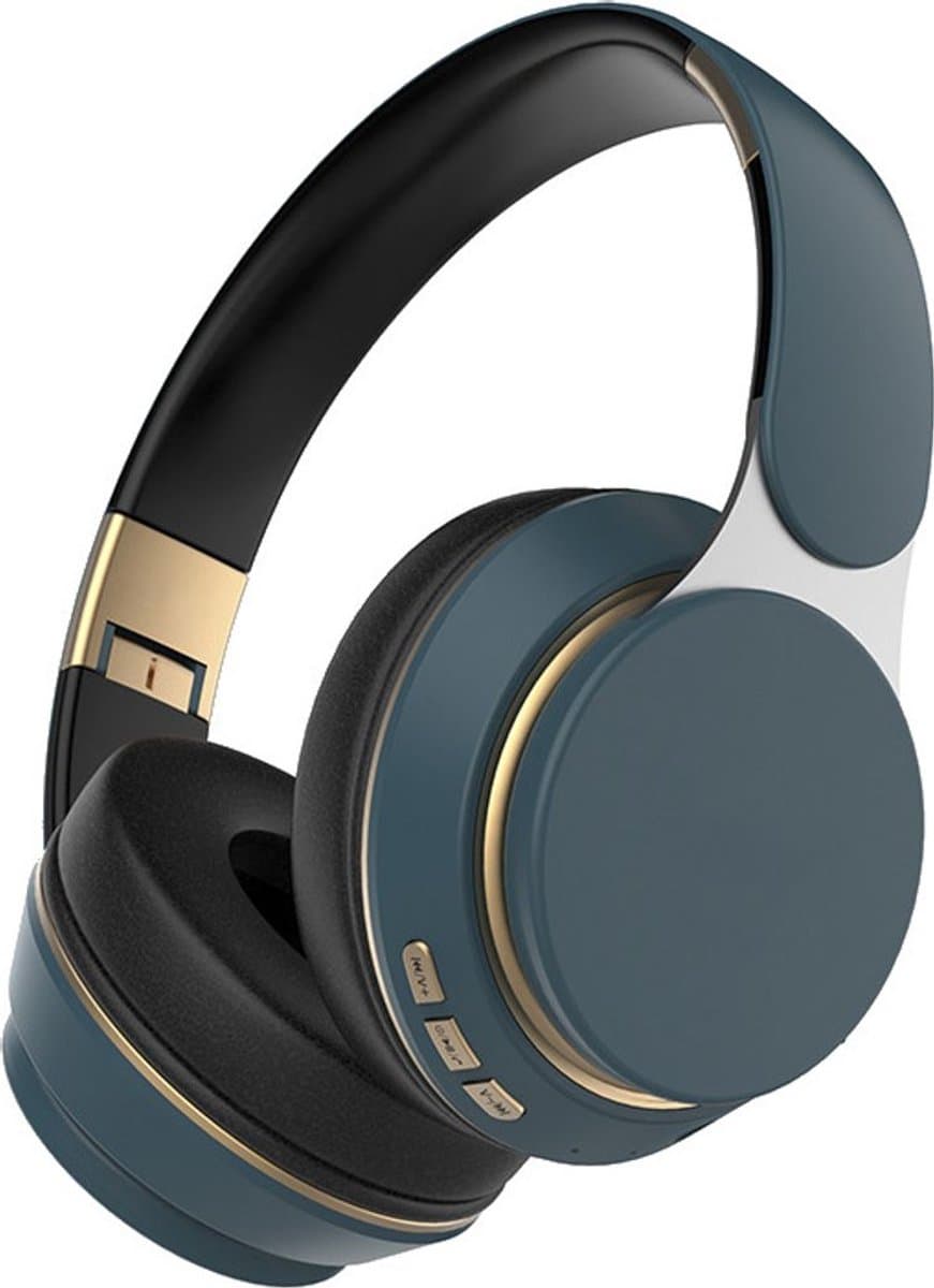Bluetooth over-ear hoofdtelefoon met 3 equalizermodi. Draadloze hoofdtelefoon, geschikt voor telefoongesprekken en hifi-stereogeluid, met oorschelpen van traagschuim en een opvouwbaar ontwerp. — afbeelding 1