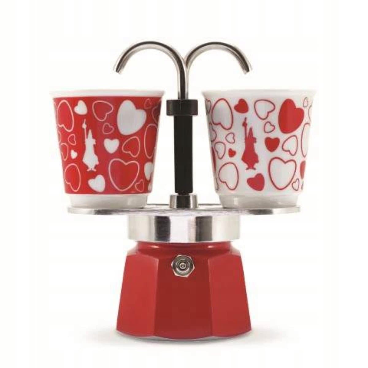 Bialetti Mini Express Moka Set: 2 Hartvormige Koppjes (90ml) — afbeelding 1