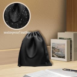 4 stuks handige opbergtas voor hoofdtelefoons met trekkoord, waterdichte tas voor reizen — thumbnail 3