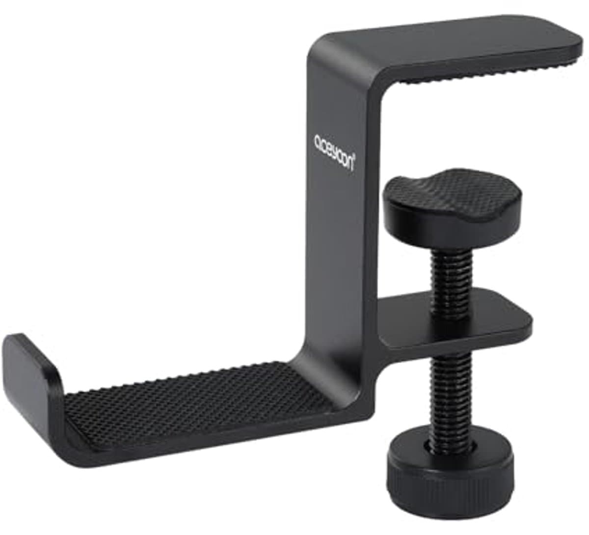 Hoofdtelefoonhouder Onder Bureau met Siliconen Pad en Haak - Ideaal voor Gaming Headsets en Accessoires — afbeelding 1