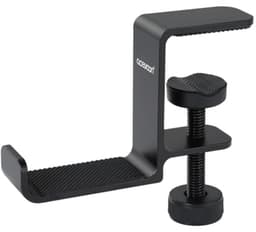 Hoofdtelefoonhouder Onder Bureau met Siliconen Pad en Haak - Ideaal voor Gaming Headsets en Accessoires — thumbnail 1