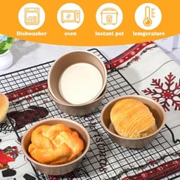 6-delige mini-cakevorm voor de airfryer, reuzenmuffin-cupcakevorm, 10 cm grote hamburgervorm voor de airfryer, antiaanbakvorm voor de airfryer, individuele mini-cakevormen (om te bakken) — thumbnail 2