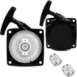 Terugslagstarter + Mitnehmerplatte voor 33cc 43cc 47cc 49cc 50cc bosmaaier grasmaaier pocket dirt bike scooter chopper — thumbnail 1