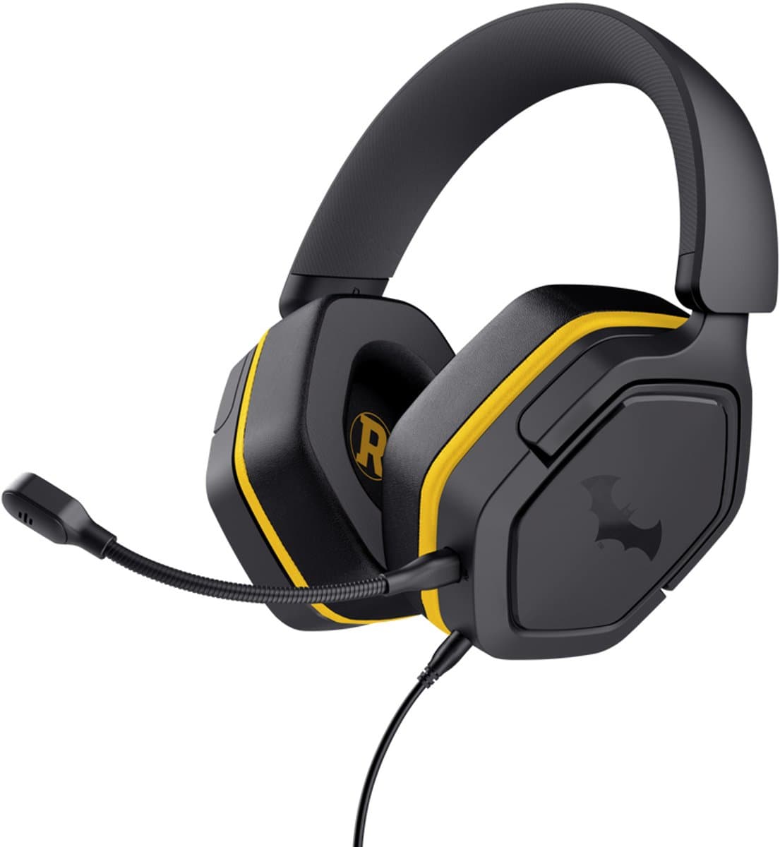 Trust GXT492BM Carus - Gaming headset - voor PS4/PS5/Nintendo Switch/PC - Bedraad 3.5mm aansluiting - Batman Zwart — afbeelding 1