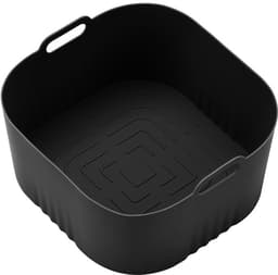 2 stuks Geschikt voor HD9252 HD9200 HD9255 luchtkoker silicone bakplaat vierkant luchtkoker silicone bakplaat luchtkoker accessoires- zwart — thumbnail 1