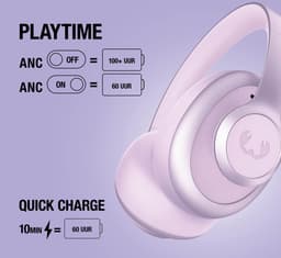 Fresh 'n Rebel Clam Ace 2 – Draadloze Bluetooth Koptelefoon met Active Noise Cancelling – 100+ uur Speeltijd - Met volume wiel - Dreamy Lilac — thumbnail 4