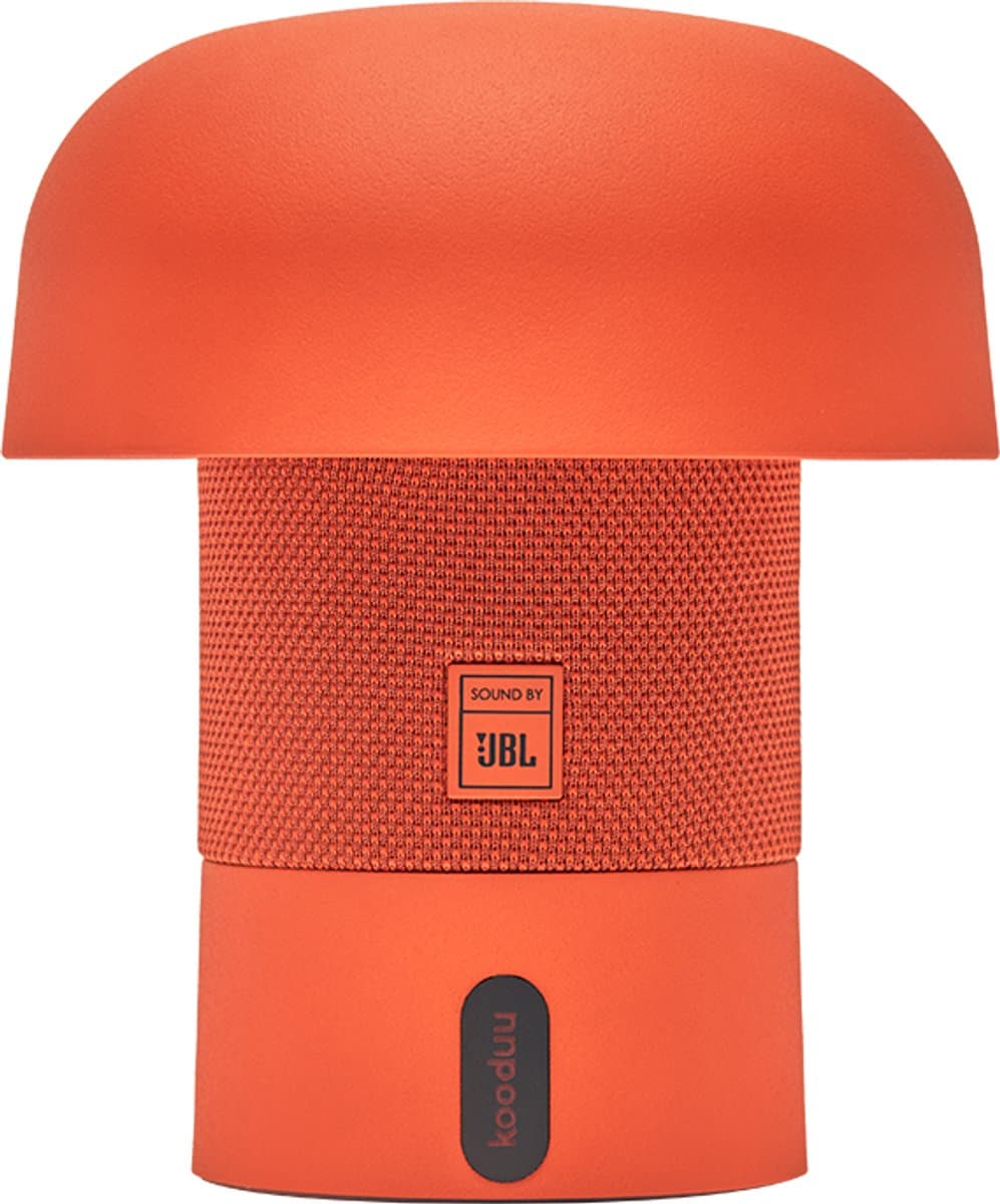 Kooduu Sensa PLAY Mini - Bluetooth Speaker - Tafellamp - Led lamp - Nachtlamp - Dimbaar - 16cm - Oplaadbaar - Voor binnen en buiten - kleur Orange — afbeelding 1