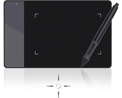 Draagbaar Grafisch Tablet 4 x 2,23 inch met Stylus voor Tekenen en Handtekeningen