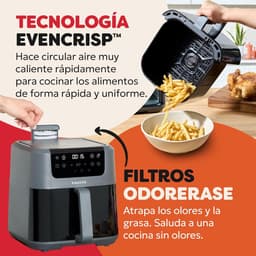 Compacte Truffel Heteluchtfriteuse 5L - 4 in 1 Functies voor Gezinnen — thumbnail 7