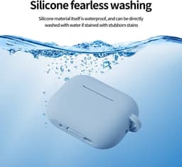 Coverup Hoesje - Geschikt voor AirPods Pro 3 Hoesje - Coverup Siliconen AirPods Case met Sleutelhanger - Groen — thumbnail 5