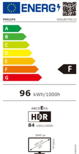 Philips 65OLED769/12 - 65 inch - 4K OLED - 2024 - Buitenlands model — thumbnail 2