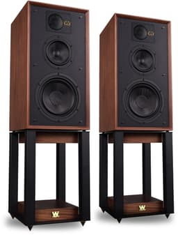 Wharfedale Linton Speakers met Luidspreker standaard - Hifi Stereo Set - Luidspreker Boxen - 3-weg Luidspreker - Set van 2 - Walnoot — thumbnail 2