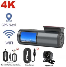Je Huis 4K Dashcam WiFi GPS – Auto DVR met Nachtzicht, 24H Parkeermodus, G-Sensor en Groothoek 170° Camera — thumbnail 1