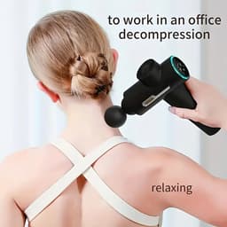 Spiermassageapparaat met 8 massagekoppen, 99 intensiteitsstanden, LED-display, oplaadbare lithiumbatterij, USB-oplaadfunctie en opbergtas — thumbnail 3