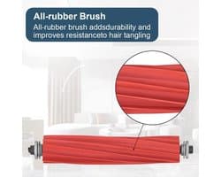 2-delige hoofdborstelaccessoire Geschikt voor Roborock S7 / S7 Plus / S7+ / S7 MaxV / S7 Maxv Ultra / S7 Pro Ultra / Q Revo / T7s / T7s Plus / T7s +, reserverolborstel Geschikt voor Xiaomi Q7 Max / Q7 Max Plus