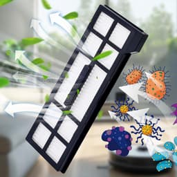 4 Stuks Filters Replacement Geschikt voor Eufy X10 Pro Omni - Stofzuiger onderdeel - Filters — thumbnail 3