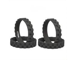 17 Parts – 4 Stuks Wielbanden Geschikt voor iRobot Roomba – Compatibel met Series 500, 600, 700, 800, 900, e5, i7, j7 & j9 – Antislip Rubberen Banden – Stille & Eenvoudige Montage – Vervangende Accessoires voor Robotstofzuiger