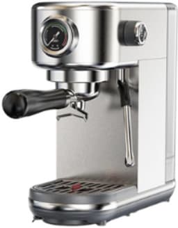 Trendique - Espressomachine - Koffiezetapparaat - Koffiemachines - Roestvrijstaal - zilverkleur - 20 bar - Semi- automatisch — thumbnail 1